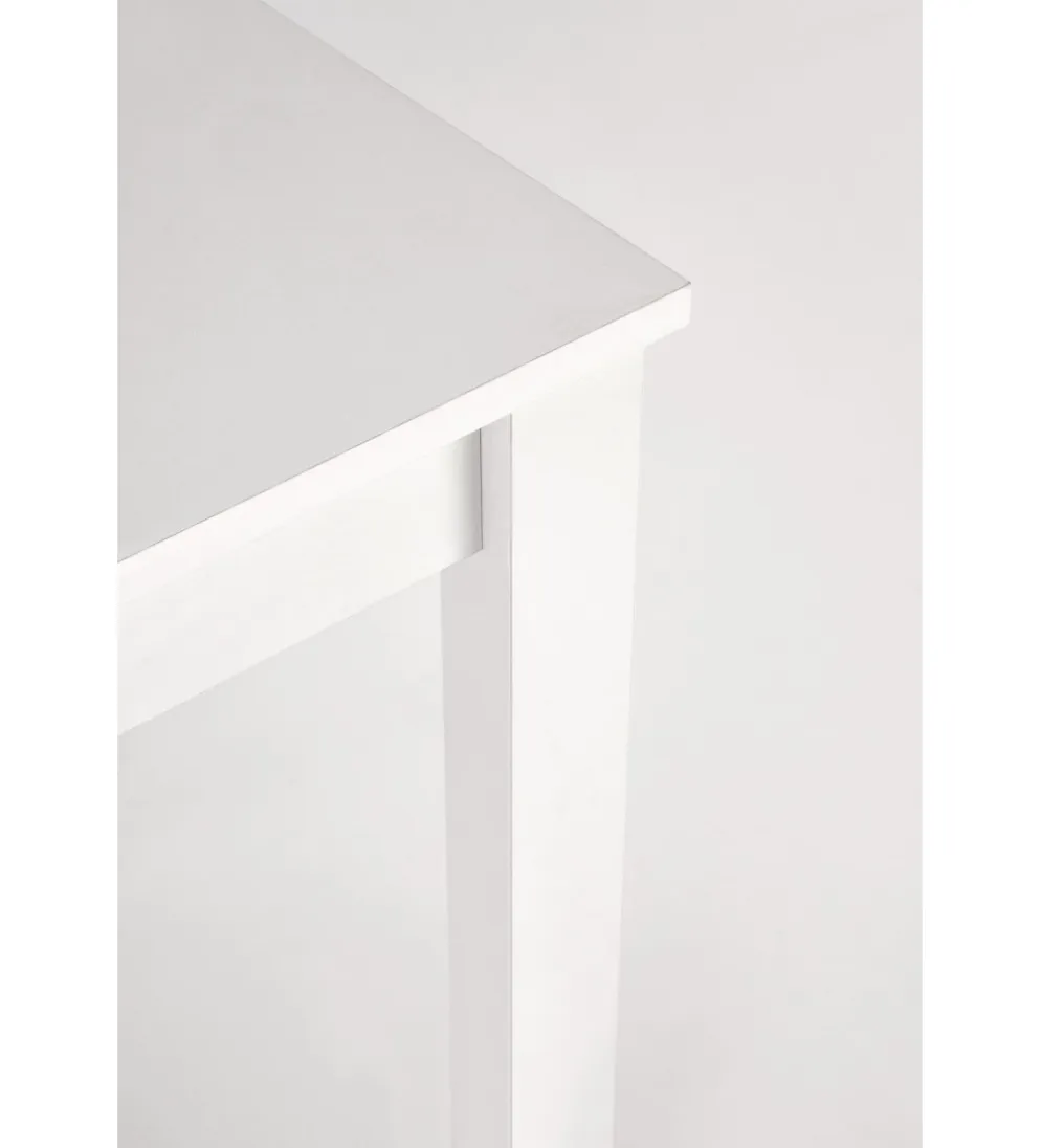 Stół rozkładany GINO 100 cm - 135 cm biały