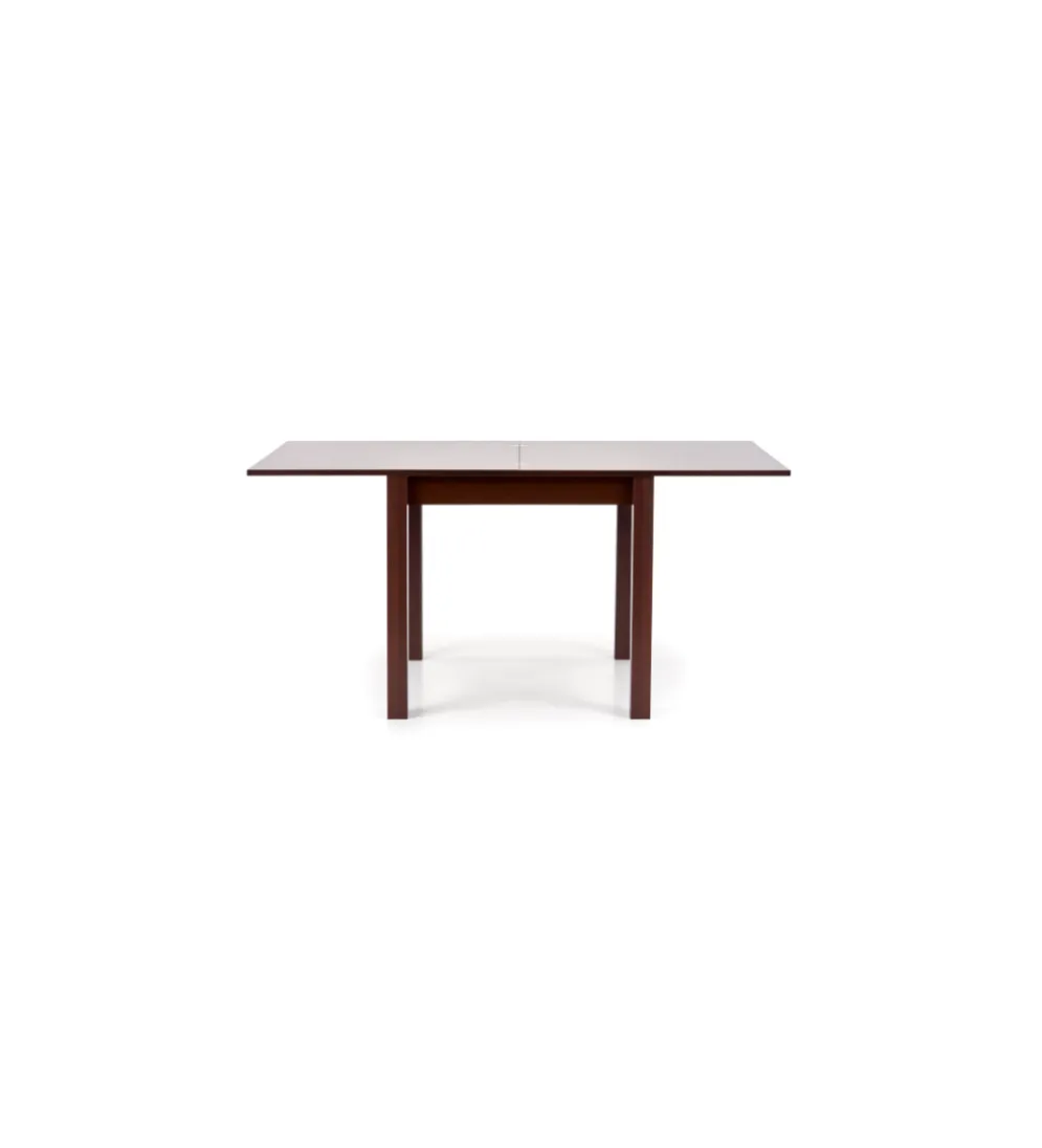 Stół rozkładany GRACJAN 80 cm - 160 cm w kolorze ciemny orzech