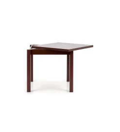 Stół rozkładany GRACJAN 80 cm - 160 cm w kolorze ciemny orzech