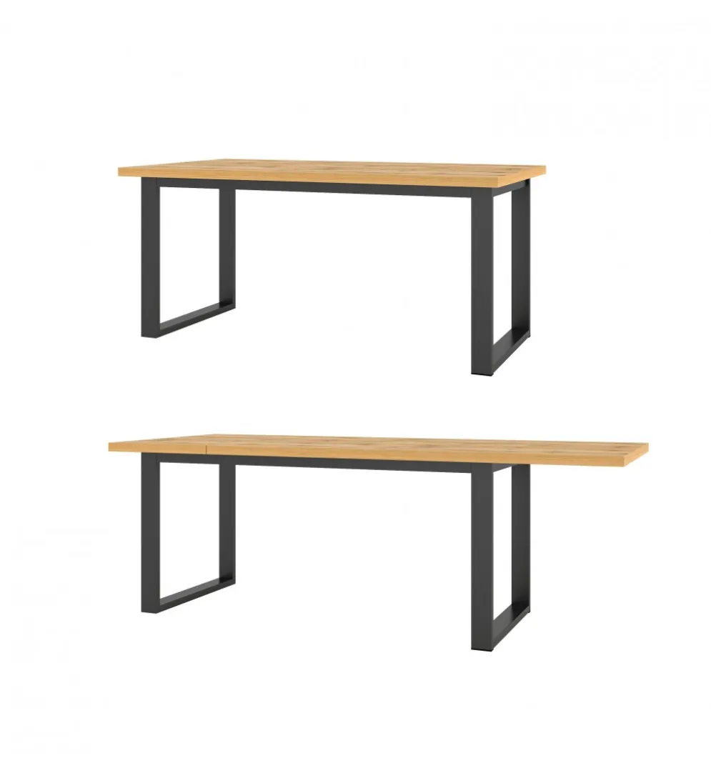 Stół rozkładany Halle 170 cm - 220 cm w optyce dąb wotan
