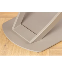 Stół rozkładany INCEPTION 130-190 cm ceramiczny blat z trawertynu beż