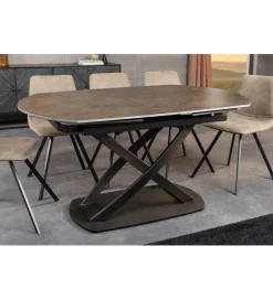 Stół rozkładany INCEPTION od 130 do 190 cm ceramiczny blat
