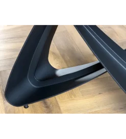 Stół rozkładany INFINITY 180 cm 220 cm 260 cm rdzawoczarny ceramika