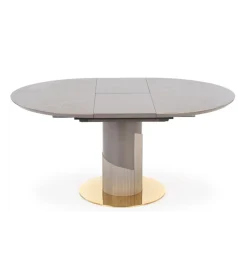Stół rozkładany MUSCAT 120 cm - 160 cm w optyce szarego marmuru