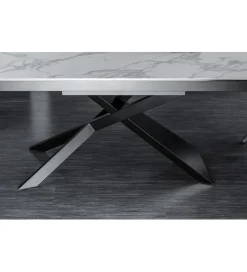 Stół rozkładany ONTARIO Euphoria 180 cm - 220 cm -  260 cm ceramika w optyce marmuru