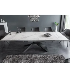 Stół rozkładany ONTARIO Euphoria 180 cm - 220 cm -  260 cm ceramika w optyce marmuru
