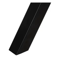 Stół rozkładany PATARASO 120 cm ceramika szara nogi czarne