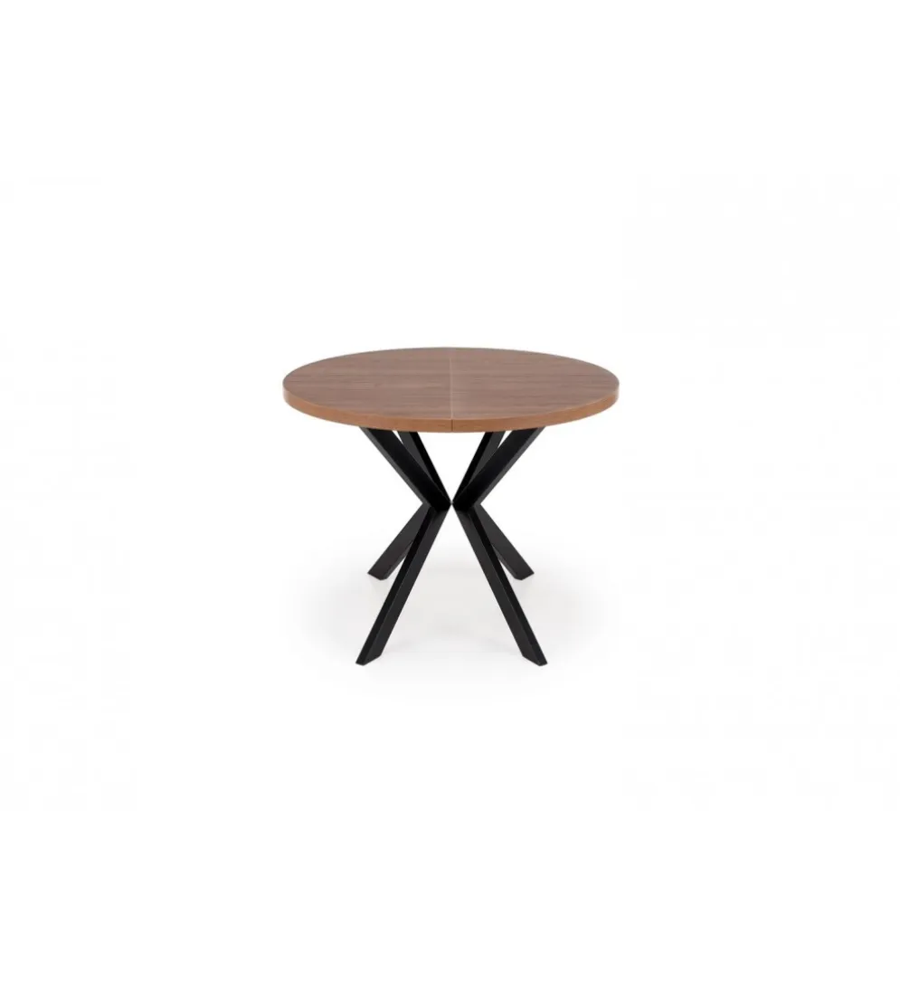 Stół rozkładany PERONI II 100 cm - 250 cm w optyce drewna orzech