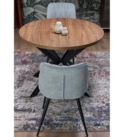 Stół rozkładany PERONI II 100 cm - 250 cm w optyce drewna orzech
