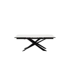 Stół rozkładany TESERO 200 cm - 250 cm - 300 cm ceramika w optyce kremowego marmuru