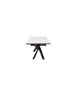 Stół rozkładany TESERO 200 cm - 250 cm - 300 cm ceramika w optyce kremowego marmuru