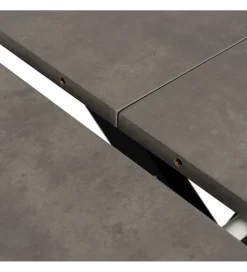 Stół rozkładany TURAMON 120 cm szary czarny