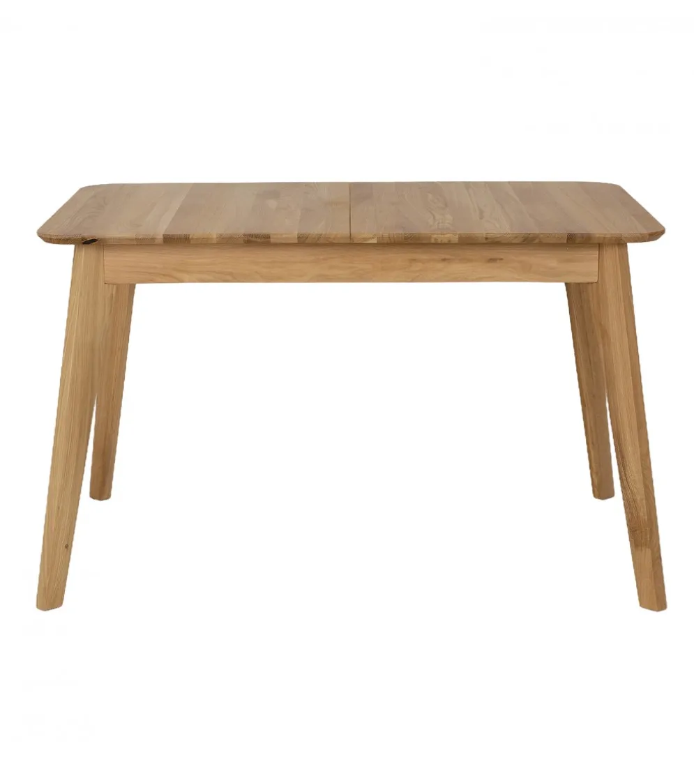 Stół rozkładany ZANDI 120 cm - 157 cm drewno dąb