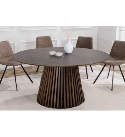 Stół SANZA 140 cm w optyce dąb ciemny
