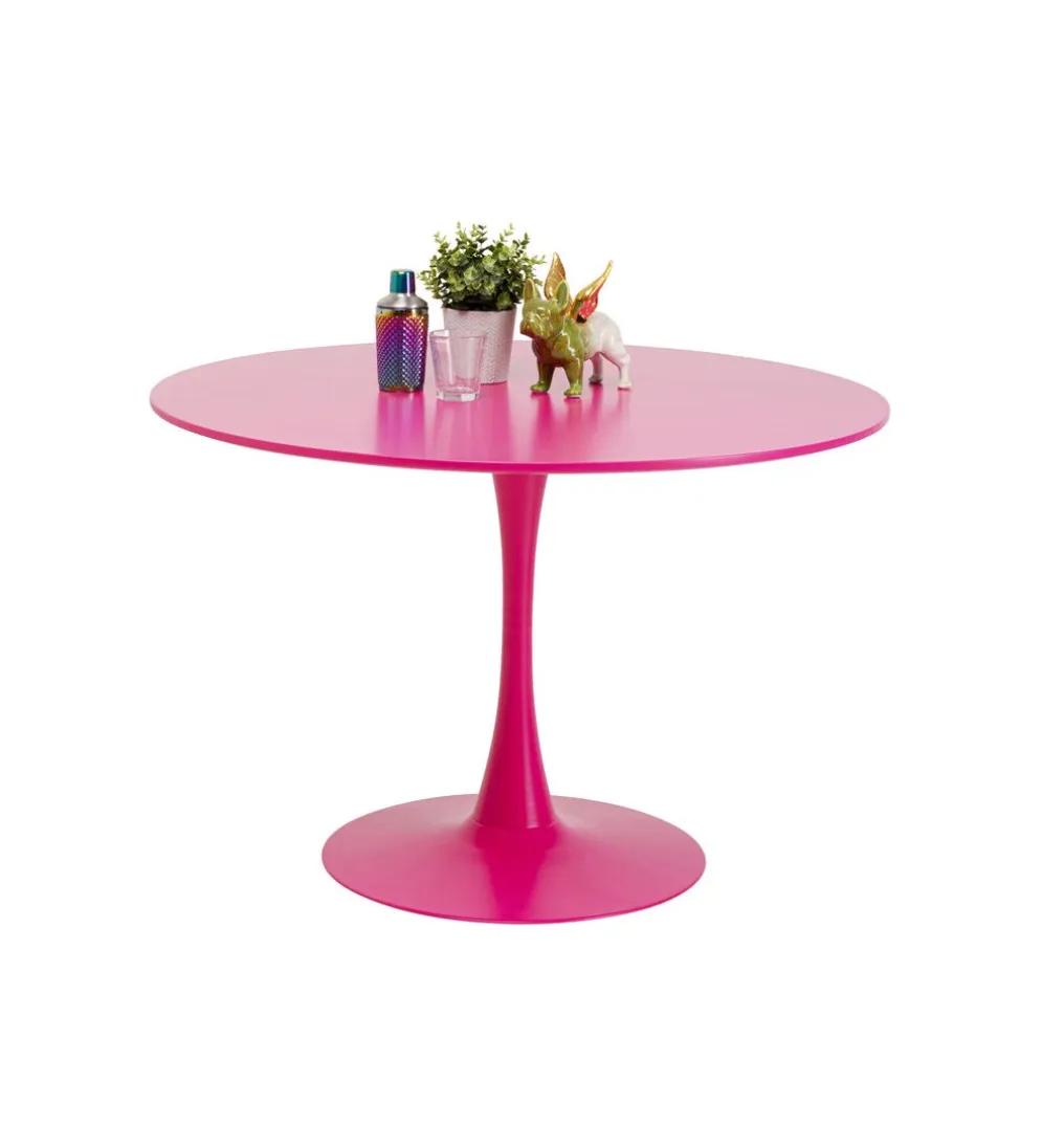 Stół SCHICKERIA 110 cm różowy