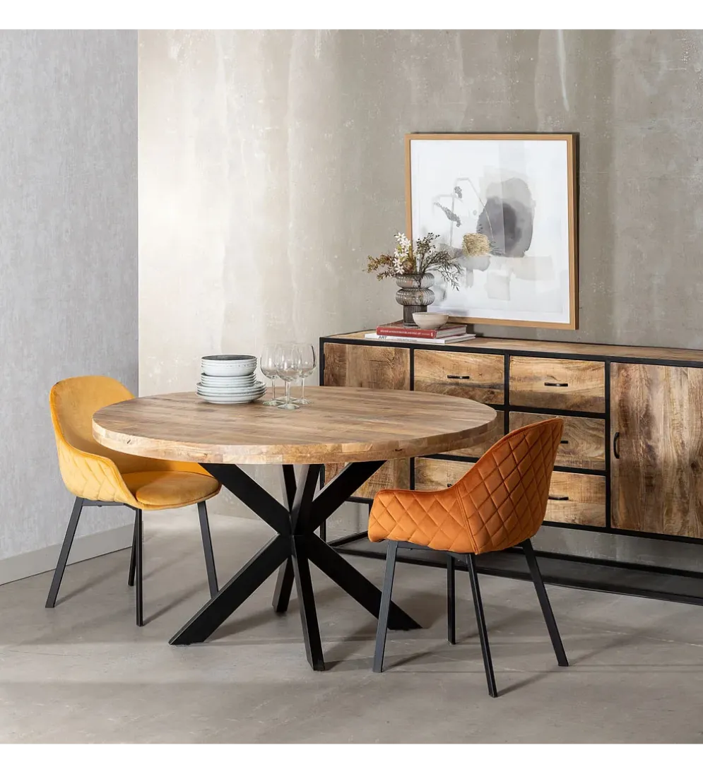Stół SOLIS 140 cm drewno mango