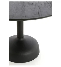 Stół TUNJA 120 cm czarny