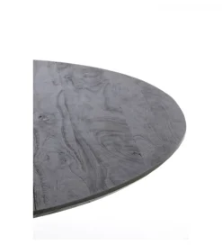 Stół TUNJA 120 cm czarny