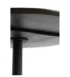 Stół TUNJA 120 cm czarny