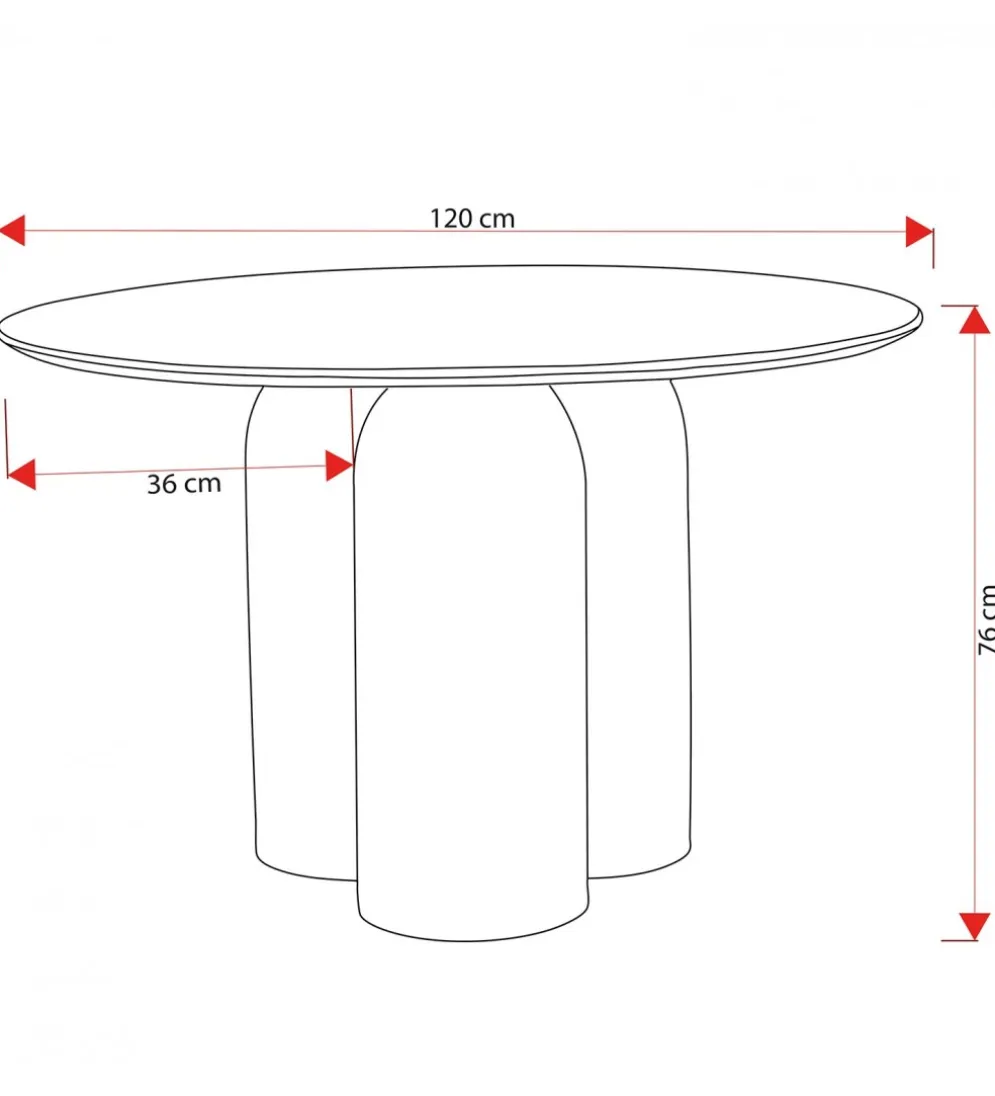 Stół UKAPI 120 cm drewno mango
