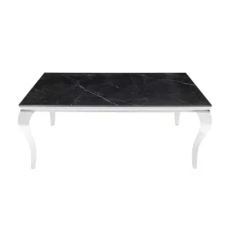 Stół VENETO Modern Barock 180 cm w optyce czarnego marmuru