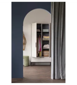 Szafa ADAM 200 cm drewno sosny dust