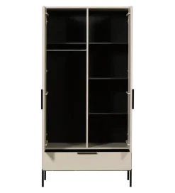 Szafa ADAM 200 cm drewno sosny dust