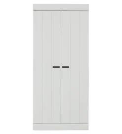 Szafa CONNECT 175 cm drewno sosny biała