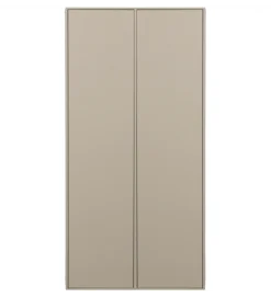 Szafa DAILY 200 x 100 cm drewno sosny szara
