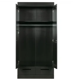 Szafa DRAWER 195 x 94 cm  drewno sosna czarna