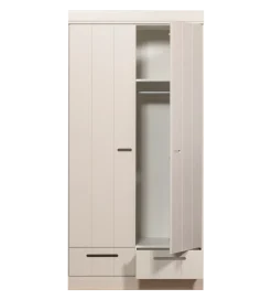 Szafa DRAWER 195 x 94 cm drewno sosna dust