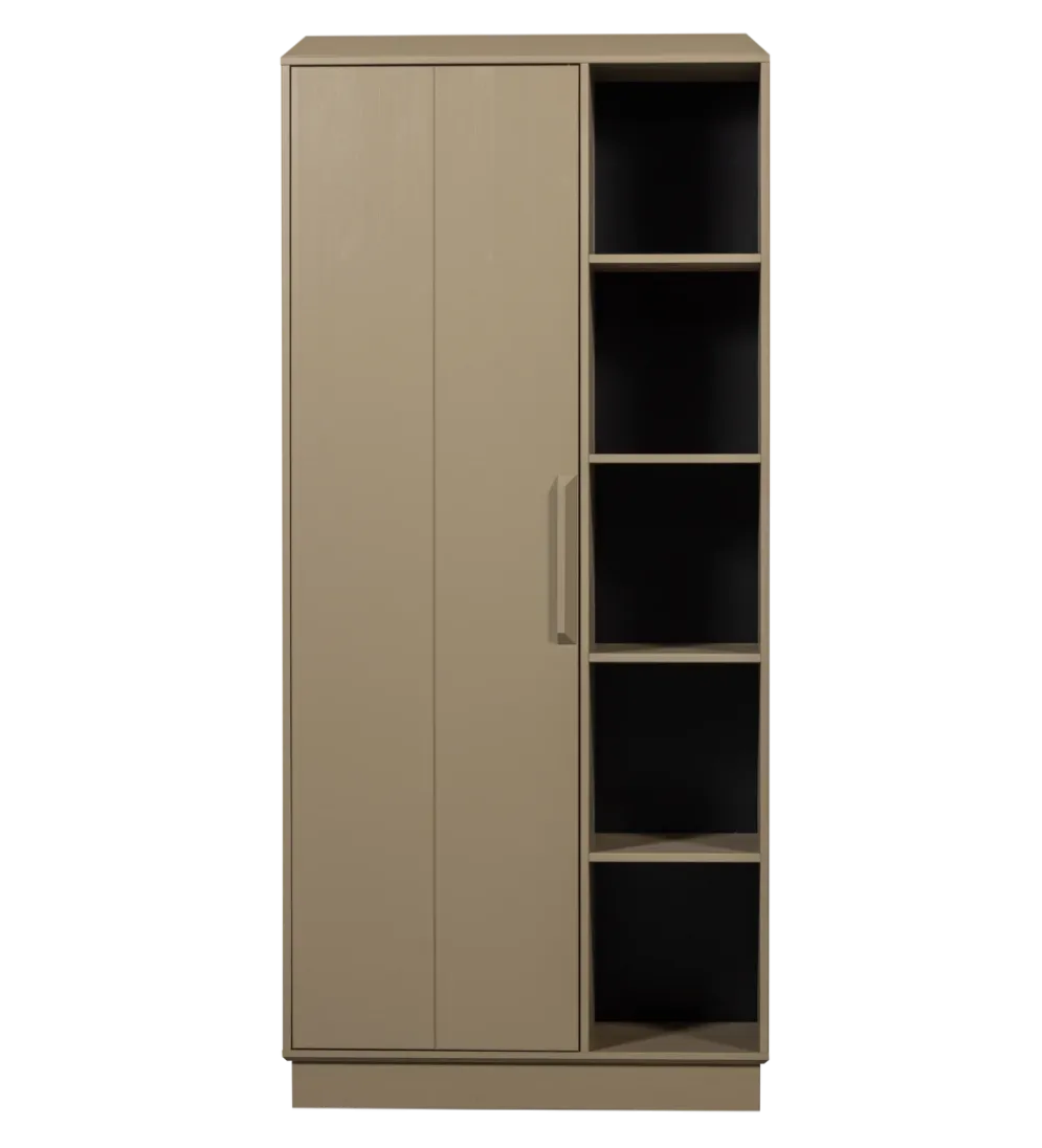 Szafa LOWEN 221 cm drewno sosny piaskowa