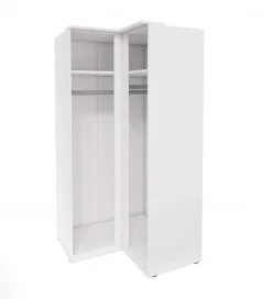 Szafa narożna OPTIMA 109 cm biała