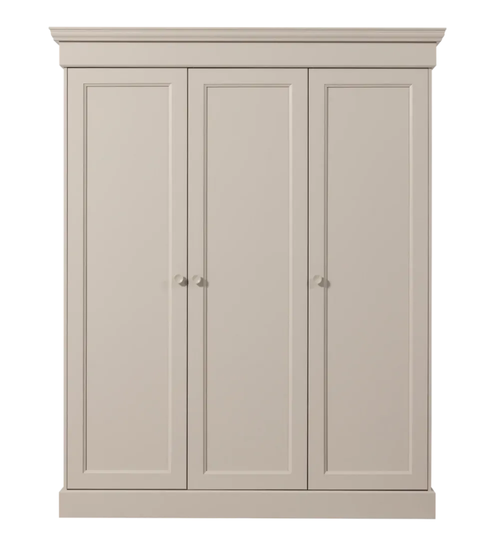 Szafa OLIVIA 212 cm drewno sosna szara