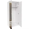 Szafa OPTIMA 90 cm biała z lustrami