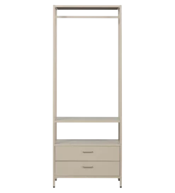 Szafa otwarta FERRIS 185 x 70 cm piaskowa