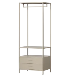 Szafa otwarta FERRIS 185 x 70 cm piaskowa
