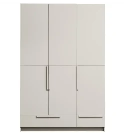 Szafa PURE 215 x 142 cm drewno sosny dust
