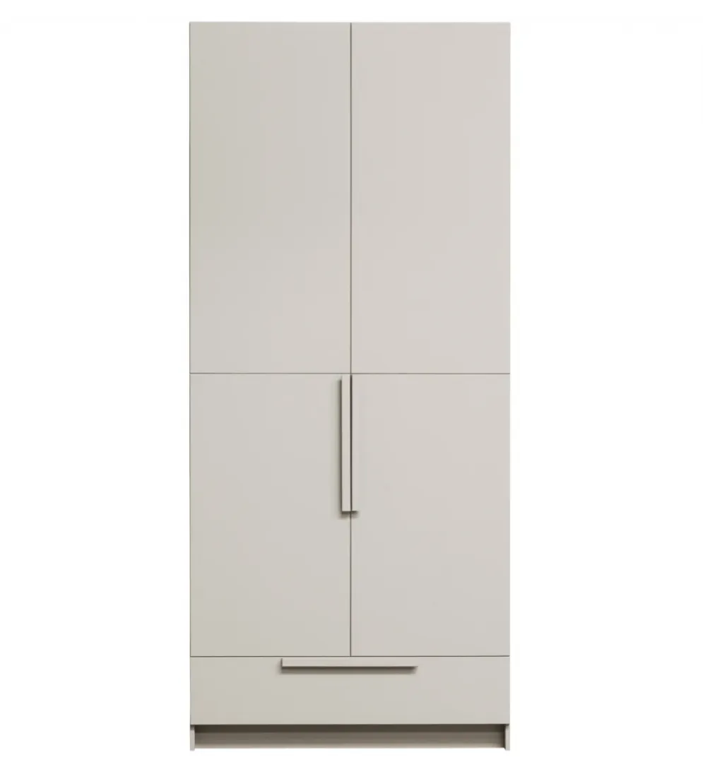 Szafa PURE 215 x 95 cm drewno sosny dust