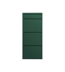 Szafka na buty CARUSO 119 cm zielona