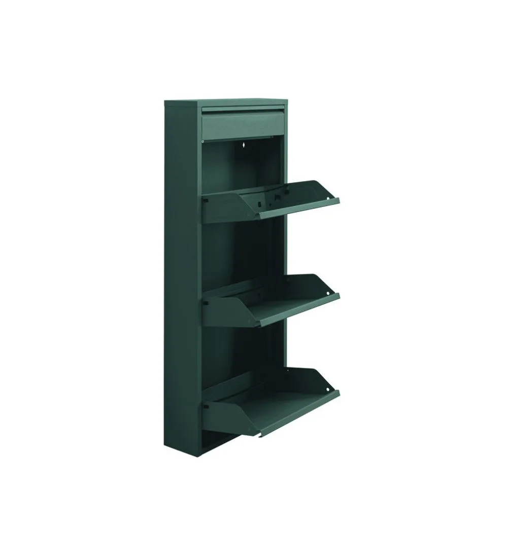 Szafka na buty CARUSO 119 cm zielona