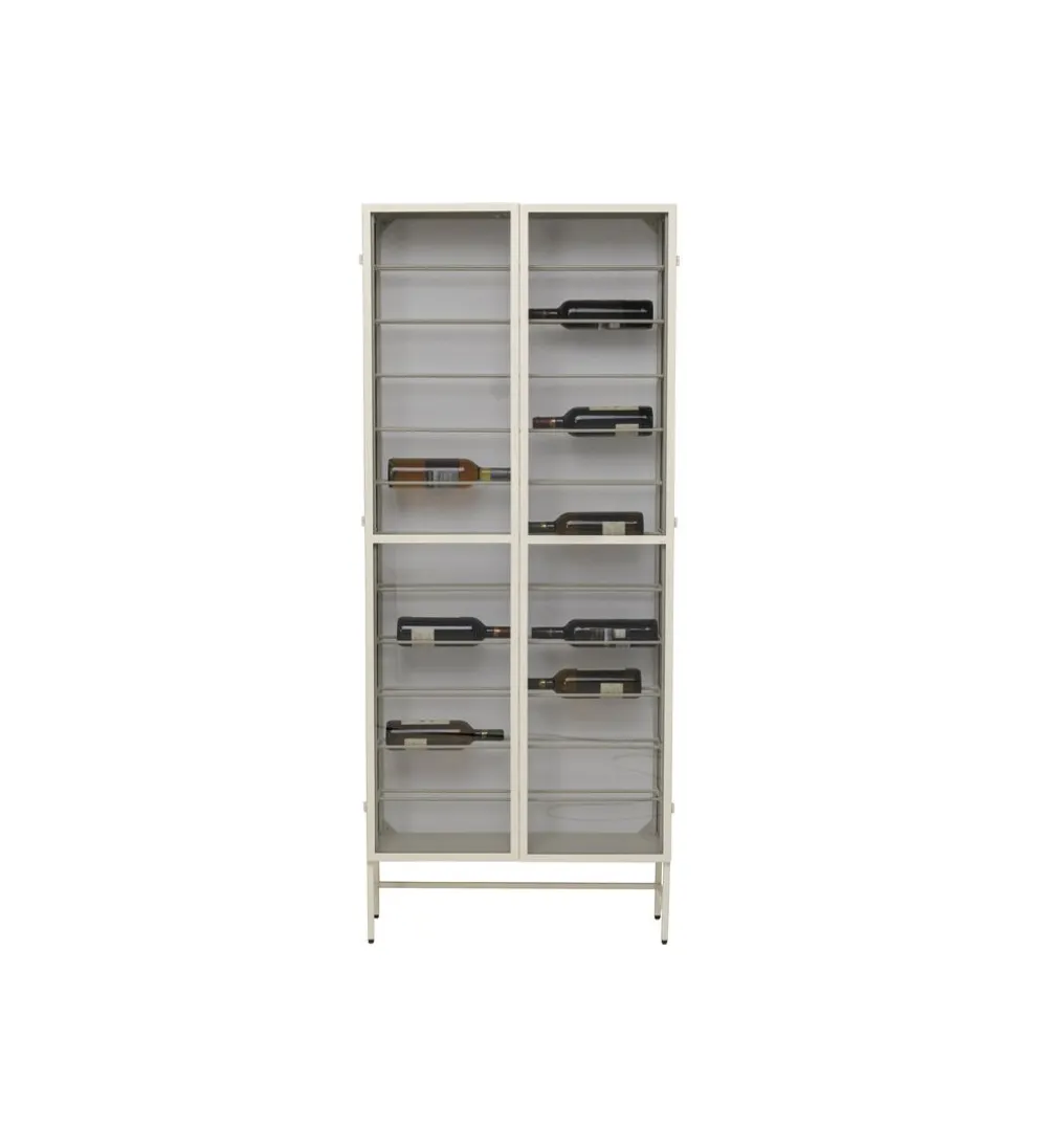 Szafka na wino PORTO 75 x 180 cm greige