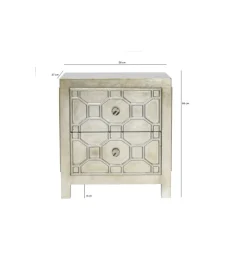 Szafka nocna Alhambra 58 cm złota