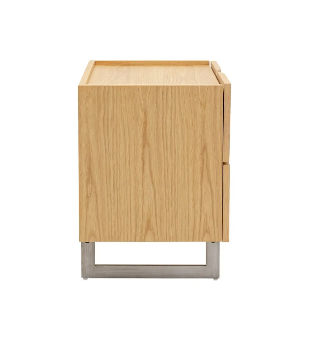 Szafka nocna GIULIO 55 x 58 cm naturalna