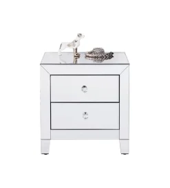 Szafka nocna LUXURY 49 cm transparentny