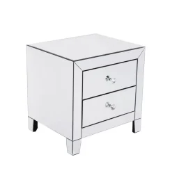 Szafka nocna LUXURY 49 cm transparentny