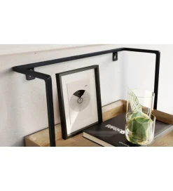 Szafka nocna wisząca NACHT 44 cm drewno mango