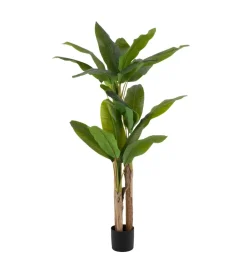 Sztuczny kwiat BANANA 190 CM  zielony