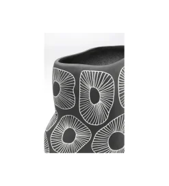 Wazon ANEMONE 33 cm szare