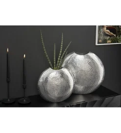 Wazon BRILANT set 2 srebrny